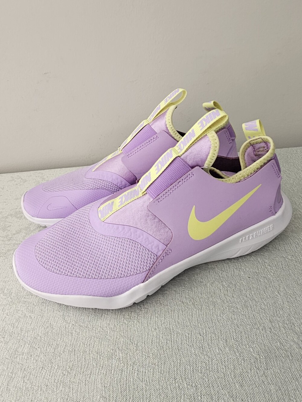 NIKE Flex Runner 4 Big Girls Lilac & Lemon Athletic Shoes, Sneakers